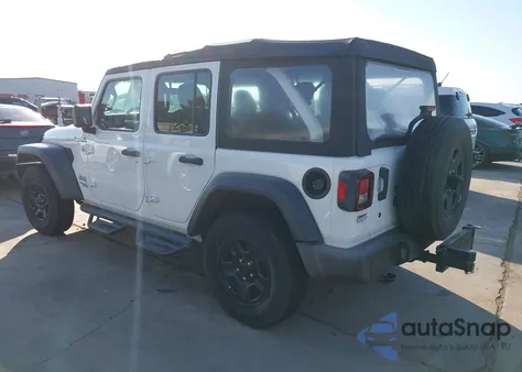 2018 Jeep Wrangler Unlimited Sport из США, поврежденный, VIN 1C4HJXDN1JW329528